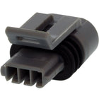 wire side with black seal of gray automotive connector part # 12162278