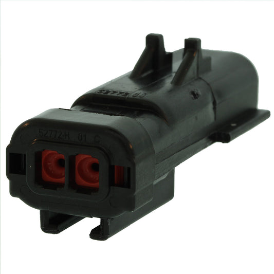 54200215 (33511325) - Aptiv APEX 2.8 Sealed 2 Way Black Male Connector, A Key, Modified Seal