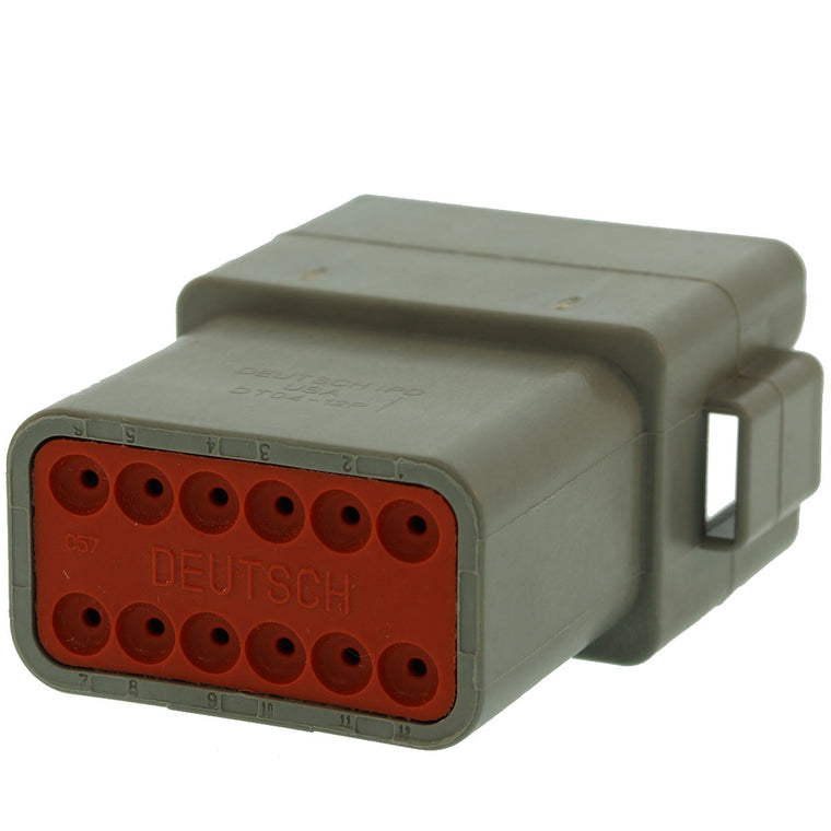 DT04-12PA-B016 - DEUTSCH DT 12 Way Receptacle Connector