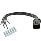 15430633 Aptiv APEX 2.8 Black 6 Way Male 1' Pigtail (Choose Wire Gauge)