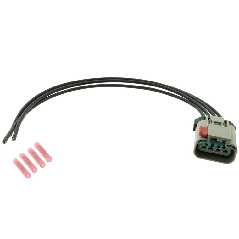 15324787 Aptiv APEX 2.8 Gray 4 Way Female 1' Pigtail (Choose Wire Gauge)