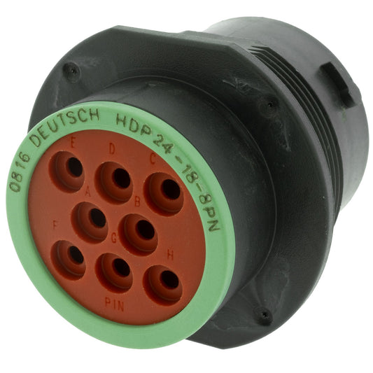 HDP24-18-8PN - DEUTSCH HDP20 8 Way Receptacle Connector