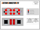 PWR-50 - 50A Universal Relay Harness Kit: Pre-Wired Weatherproof GEP PDM-T3CA1 with 50A Fuses & 70A 12VDC Relays