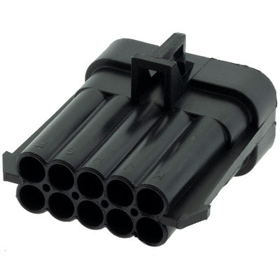 12045808 - Delphi Metri-Pack 150 10 Way Black Sealed Male Connector