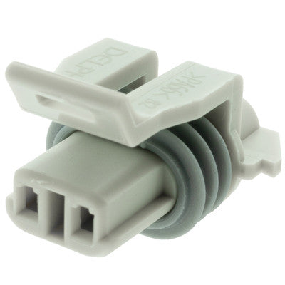 12052644 - Delphi Metri-Pack 150 2 Way Gray Sealed Female Connector