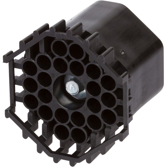 15492521 | 22 Position Black Weather Pack Male Bulkhead Connector