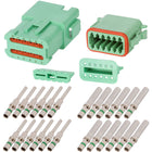 DEUTSCH DT 12 Way Green Connector Assembly Kit, C Key