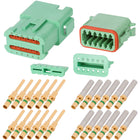 DEUTSCH DT 12 Way Green Connector Assembly Kit, C Key