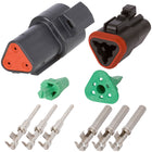 DEUTSCH DT 3 Way Black Enhanced Seal Connector Assembly Kit