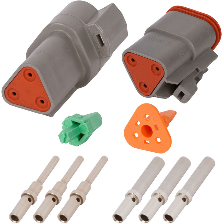 DEUTSCH DT 3 Way Gray Connector Assembly Kit