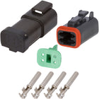 DT04-4P-EP13 DEUTSCH DT 4 Way Black Single (4) Bussed Connector Assembly Kit