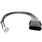 12010974 Delphi Weather Pack 4 Way In Line Male 1' Pigtail (Choose Wire Gauge)