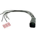 DT04-6P-E004 DEUTSCH DT 6 Way Black Receptacle 1' Pigtail (Choose Wire Gauge)