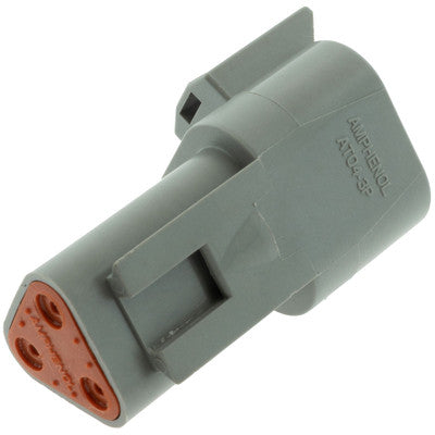 AT04-3P - Amphenol AT 3 Way Gray Receptacle Connector