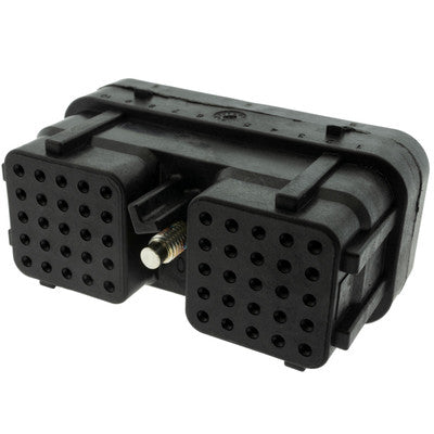 DRC26-50S08 - DEUTSCH DRC Black 50 Way Plug Connector, 08 Key