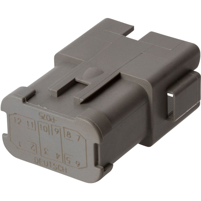 DT04-12PA-P075 | Deutsch DT Series 12 Way Male Triple Bussed Connector (4/4/4)