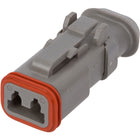 DT06-2S-E008 | Deutsch DT Series 2 Way Female Receptacle with Shrink Tube Modification