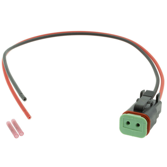 DT06-2S-P012 DEUTSCH DT 2 Way Black Plug 1' Pigtail