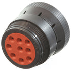 HD16-9-1939SE - DEUTSCH HD10 9 Way Black Plug Connector with Backshell Threads, Reduced Diameter Seal