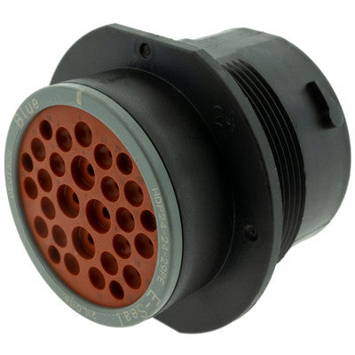 HDP24-24-29PE - DEUTSCH HDP20 29 Way Black Receptacle Connector