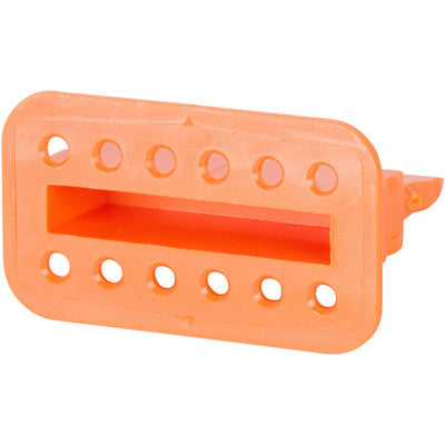 W12S - DEUTSCH DT 12 Way Orange Plug Wedgelock