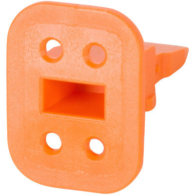 W4S - DEUTSCH DT 4 Way Orange Plug Wedgelock